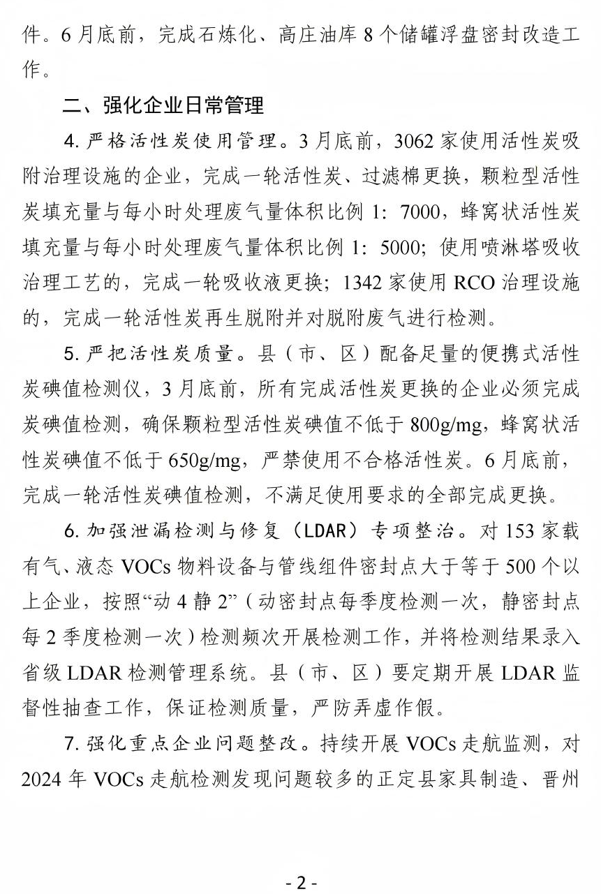 《石家莊市2025年揮發(fā)性有機(jī)物治理工作實(shí)施方案》(圖3)